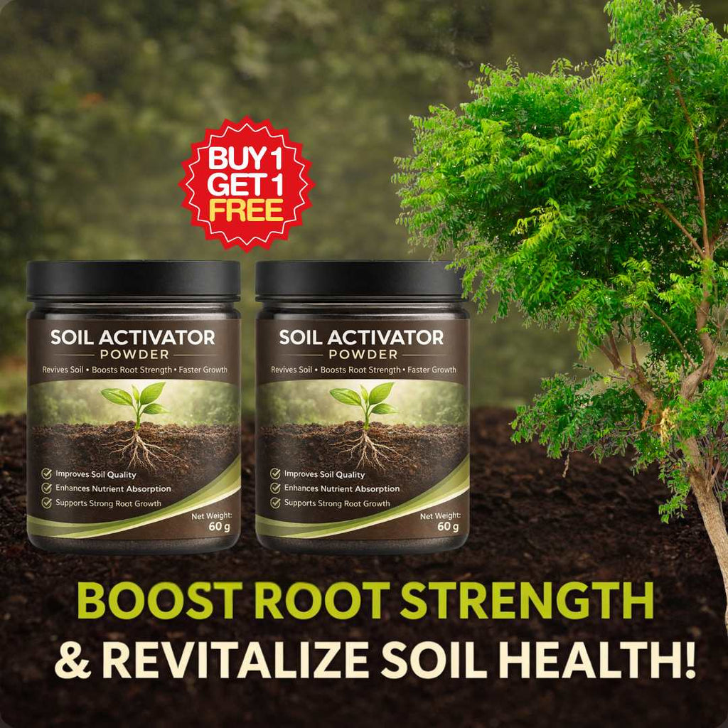 Mineral-Rich Soil Activator for Year Round Growth ( BUY 1 GET 1 FREE )