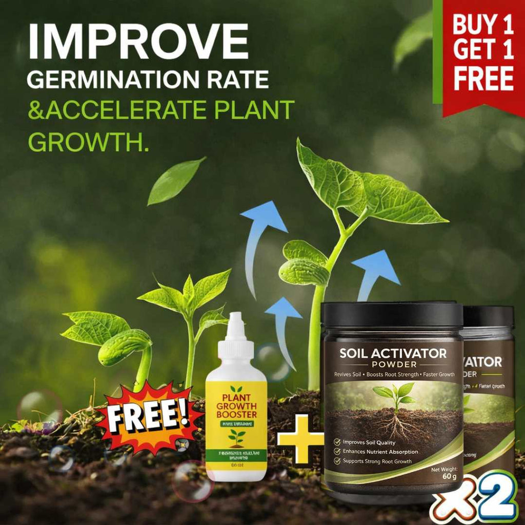Mineral-Rich Soil Activator for Year Round Growth ( BUY 1 GET 1 FREE )