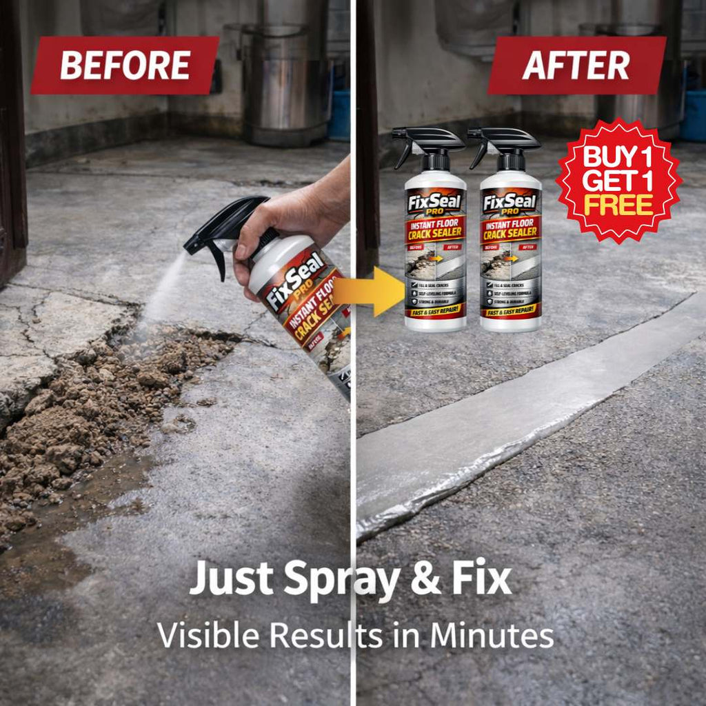 Instant Floor Crack Sealer Spray- Buy 1 Get 1 Free