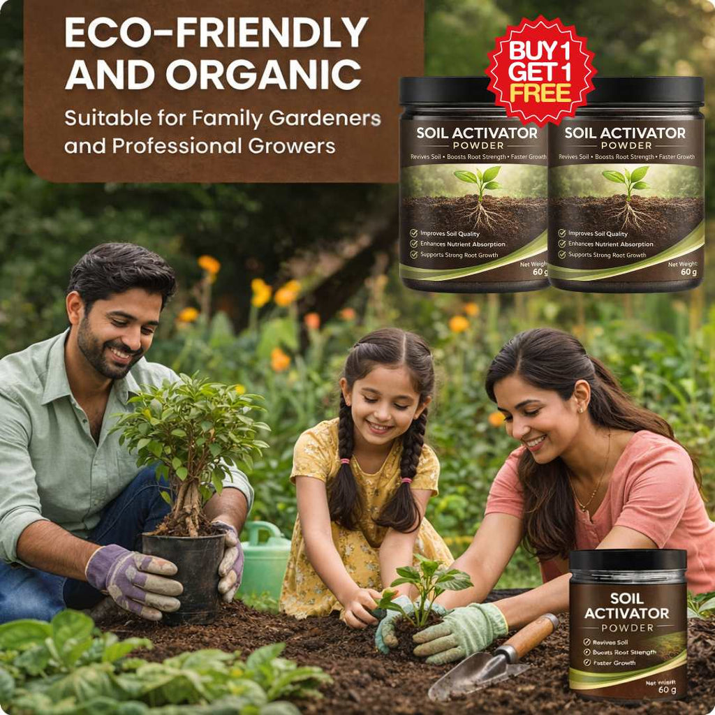Mineral-Rich Soil Activator for Year Round Growth ( BUY 1 GET 1 FREE )