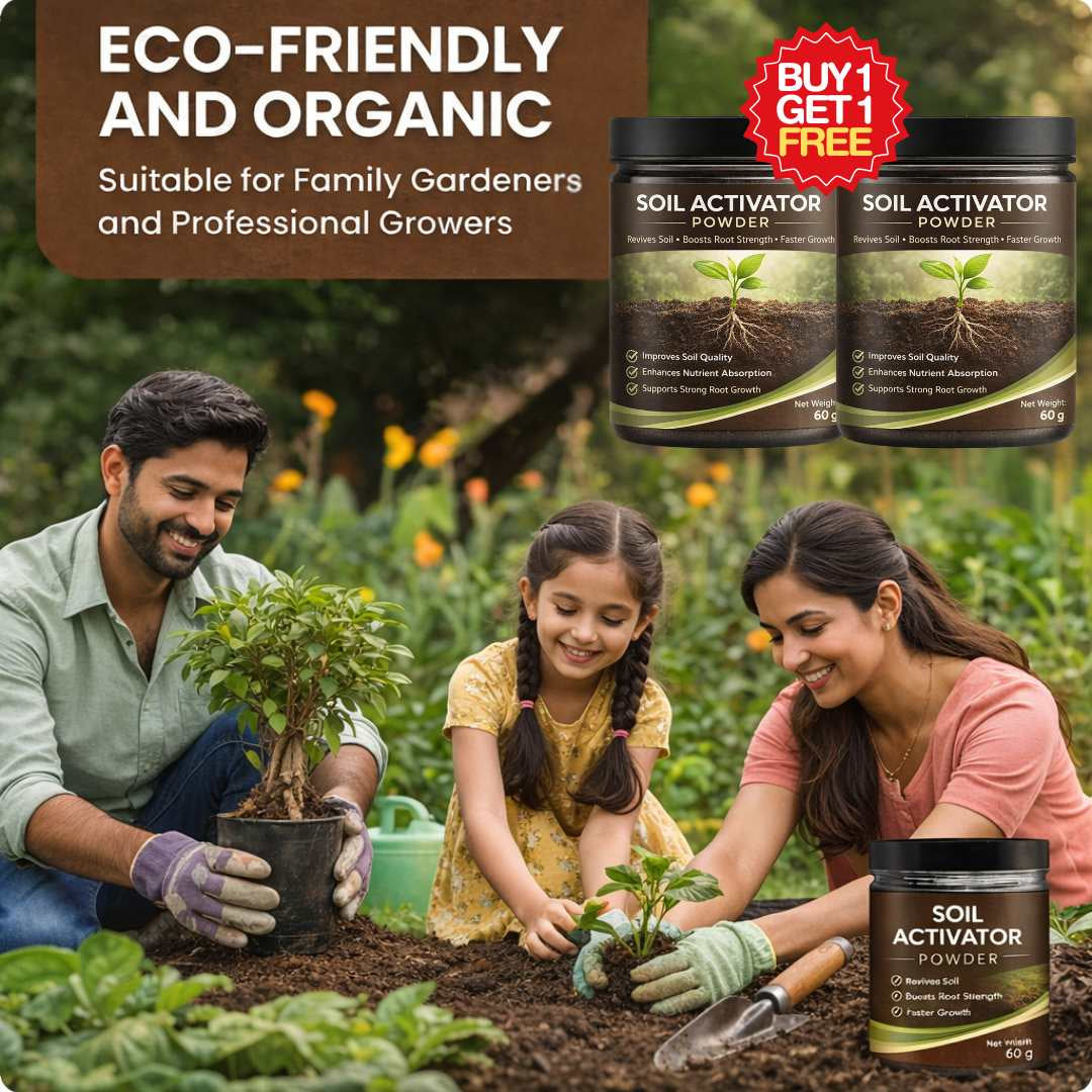 Mineral-Rich Soil Activator for Year Round Growth ( BUY 1 GET 1 FREE )