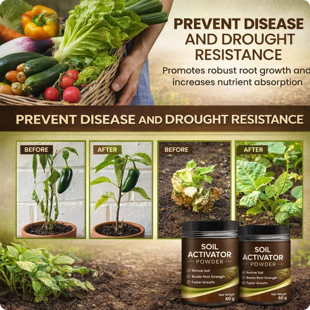 Mineral-Rich Soil Activator for Year Round Growth ( BUY 1 GET 1 FREE )